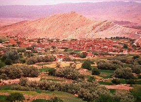 Aghbalou n'Kerdous, pueblo de la región de Tinghir.