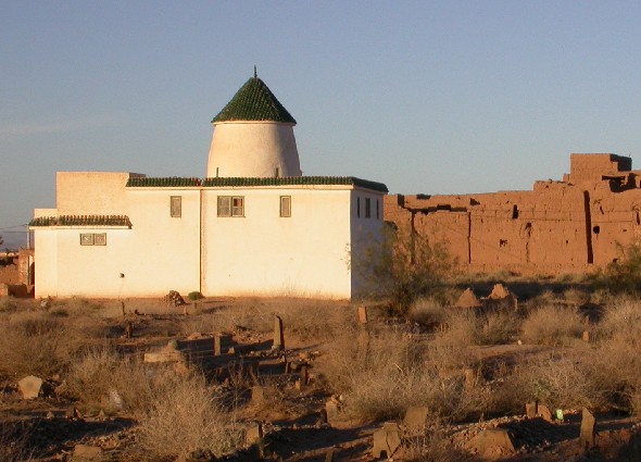 Sidi l'Houari shrine in Tinejdad, South Morocco.