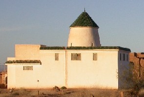 Mausoleu de Sidi l'Houari a l'oasi de Ferkla, Marroc.