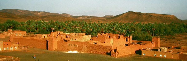 Ksar Taghia, near tinejdad, in south Morocco.
