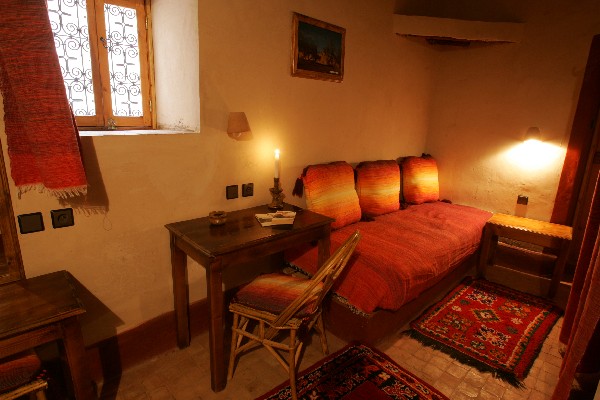 Habitación de la casa rural Ksar El Khorbat, cerca de Tinghir.