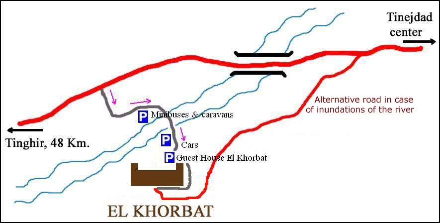 Map of El Khorbat.