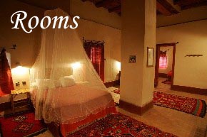 Hotel in El Khorbat, Todra valley, south Morocco.