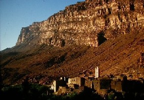 Canyon d’Imider dans la vallée du Gheris, Maroc.