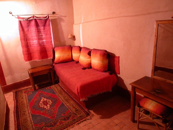 Chambre d’un hôtel de charme près de Tineghir.