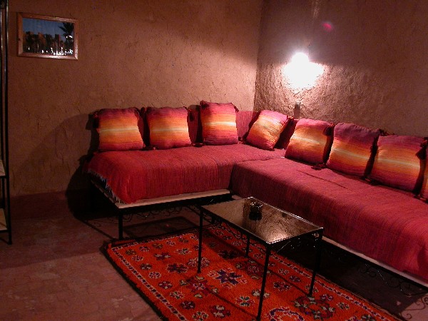 Chambre familiale Gardemit au ksar El Khorbat, Maroc.